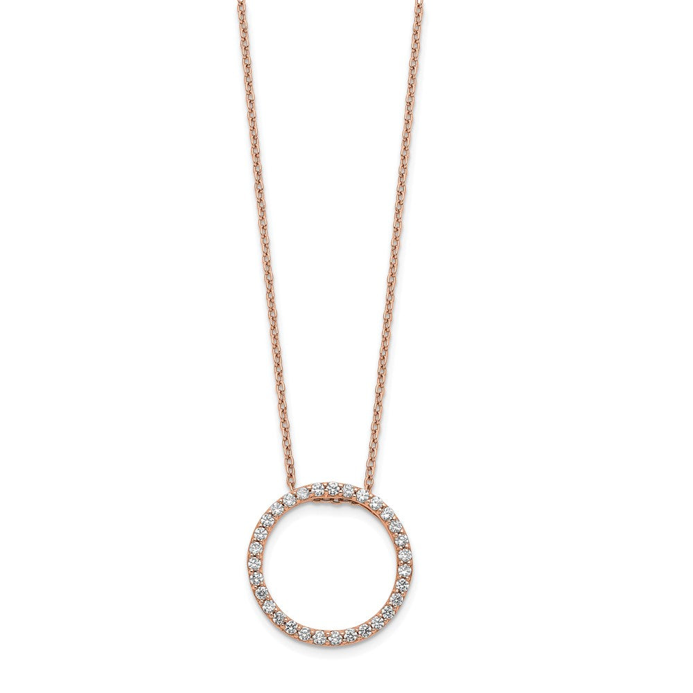 Diamond Circle Necklaces