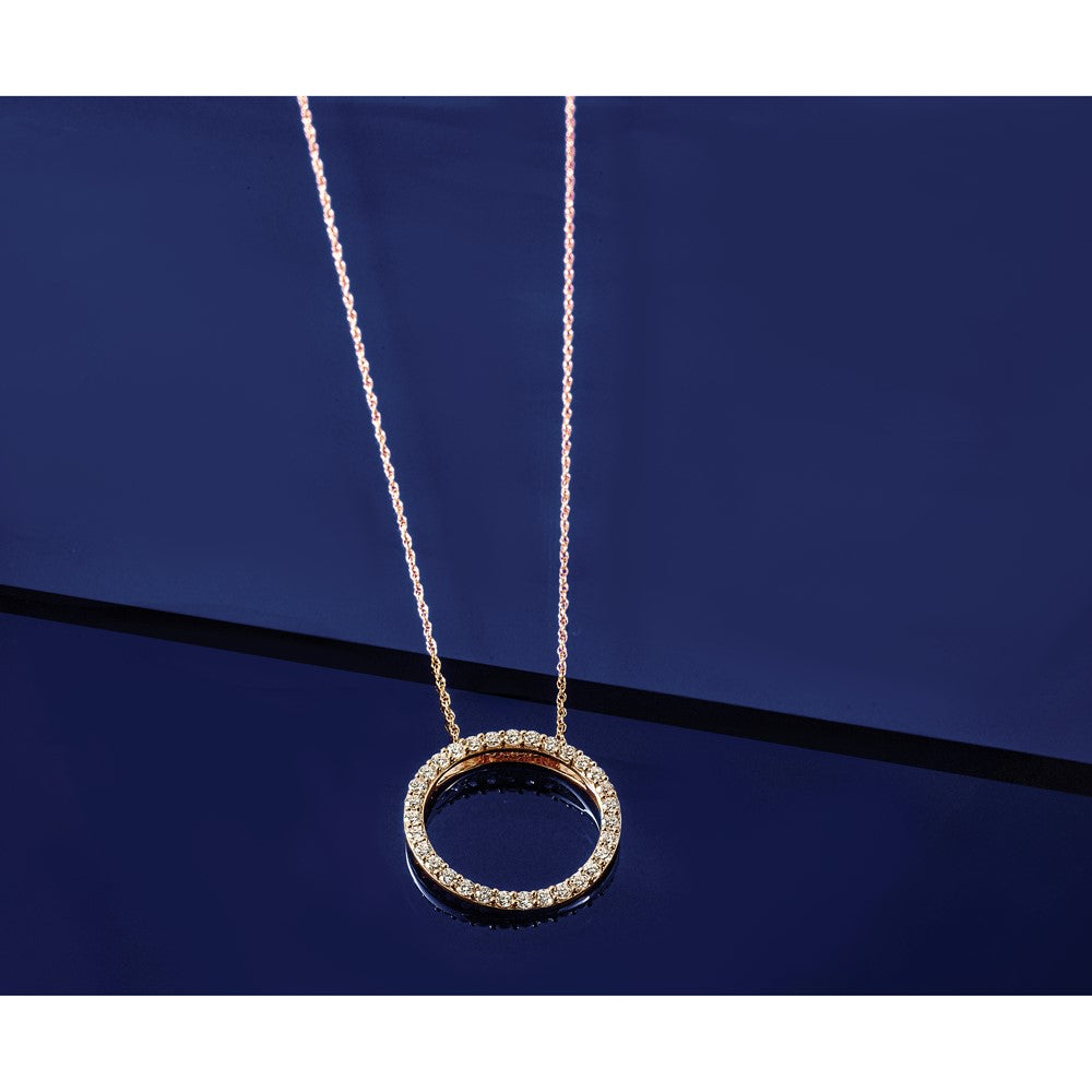 Diamond Circle Necklaces