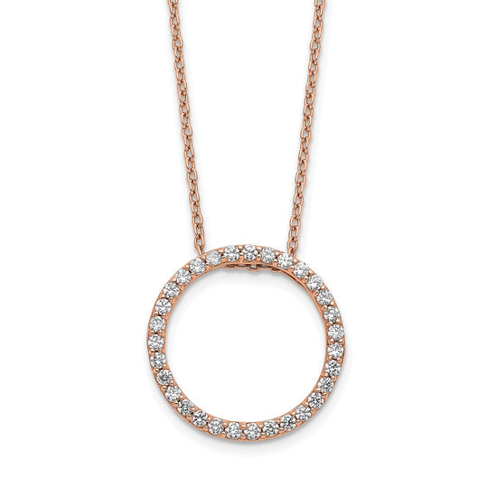 Diamond Circle Necklaces