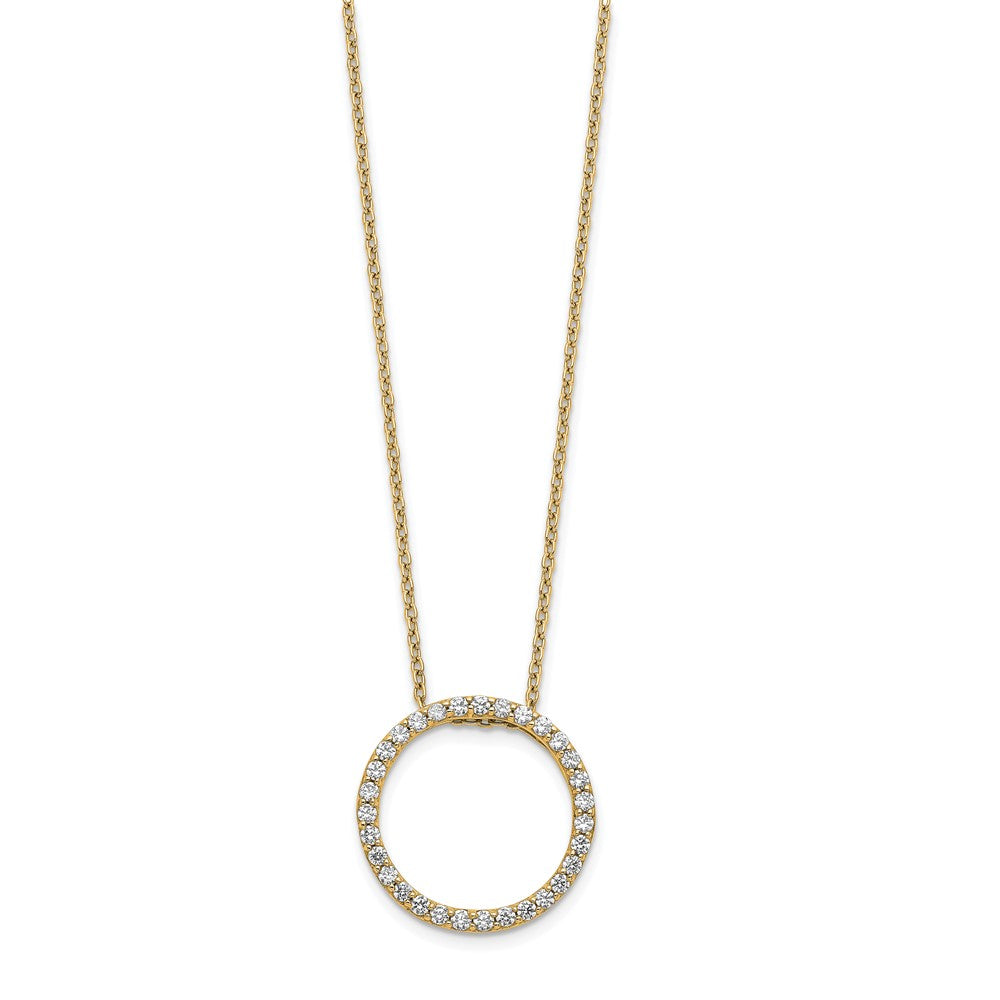 Diamond Circle Necklaces
