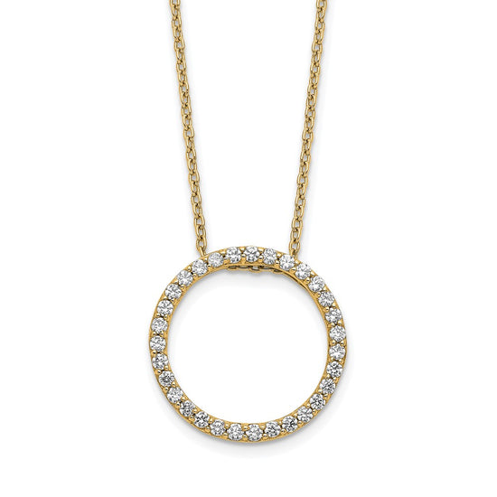 Diamond Circle Necklaces