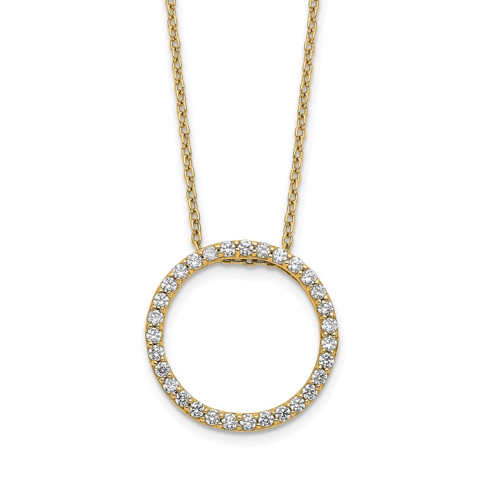 Diamond Circle Necklaces