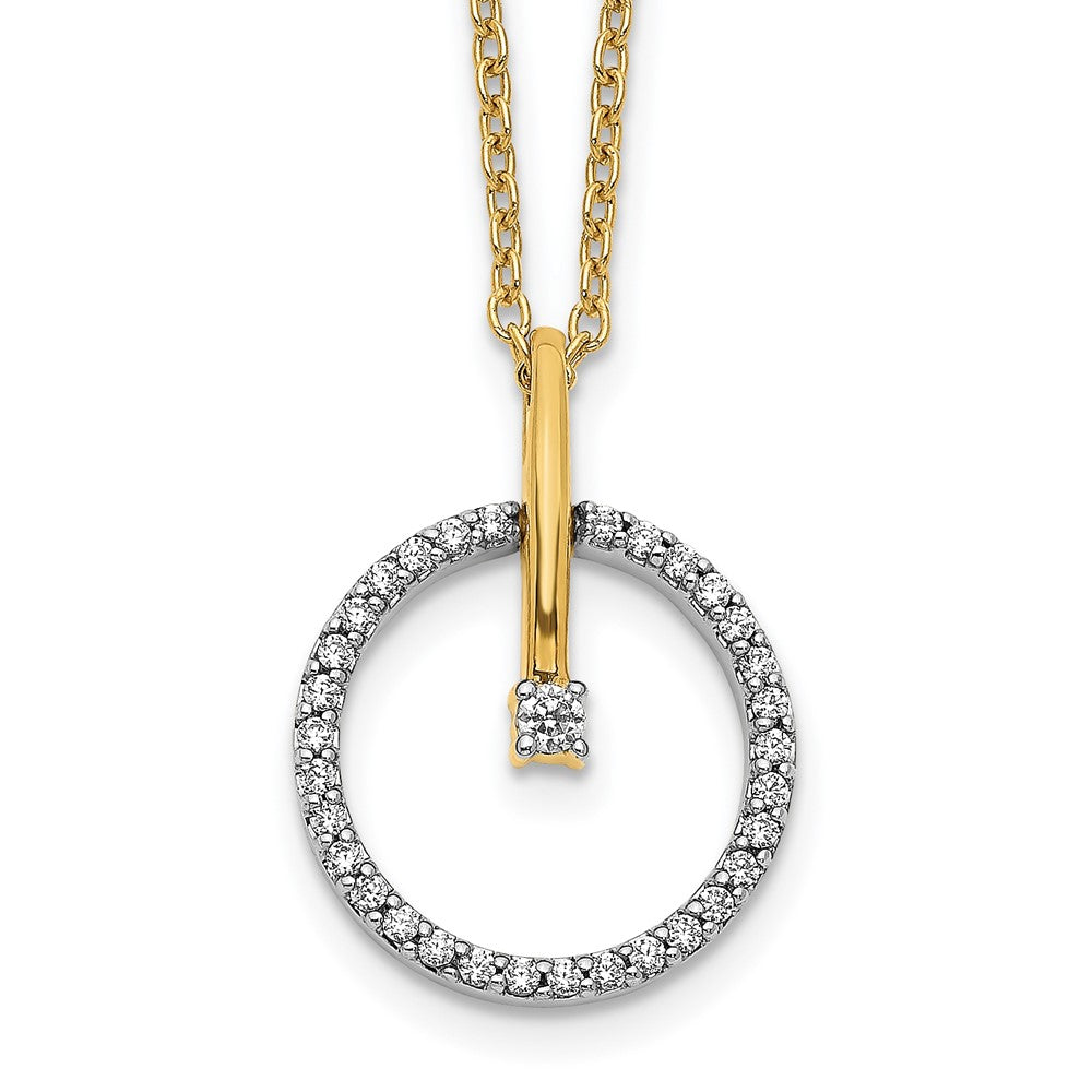 Diamond Circle Necklaces