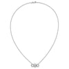 Diamond Heart Infinity Necklaces