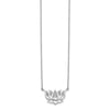 Diamond Lotus Flower Necklaces