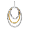 Diamond Fancy Triple Oval Pendants