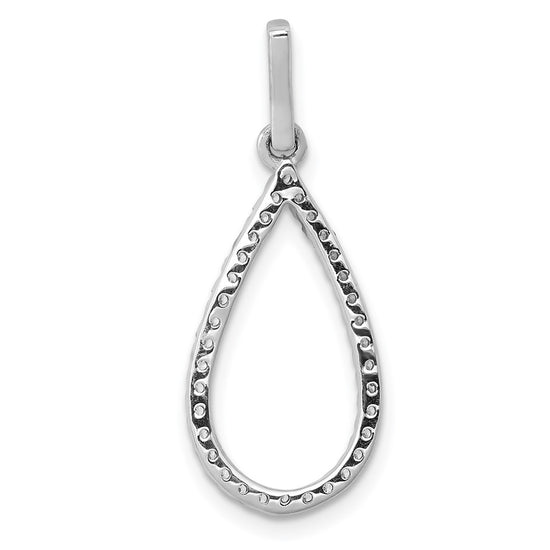 Diamond Teardrop Pendants