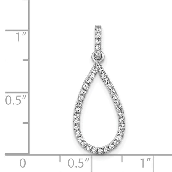 Diamond Teardrop Pendants