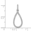 Diamond Teardrop Pendants