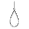 Diamond Teardrop Pendants
