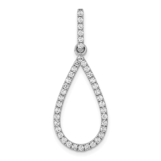 Diamond Teardrop Pendants