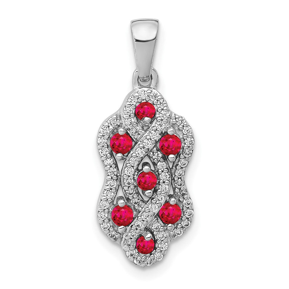 Gemstone & Diamond Fancy Chain Slides