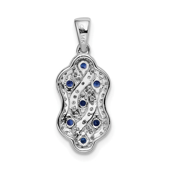 Gemstone & Diamond Fancy Chain Slides