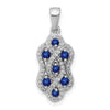 Gemstone & Diamond Fancy Chain Slides