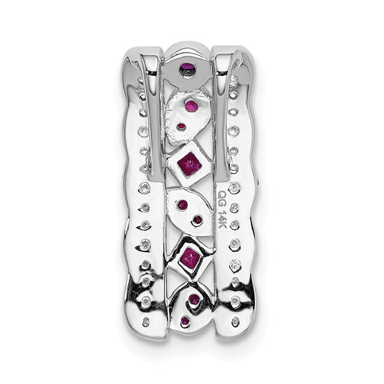 Gemstone & Diamond Fancy Chain Slides