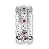 Gemstone & Diamond Fancy Chain Slides