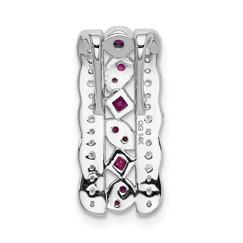 Gemstone & Diamond Fancy Chain Slides
