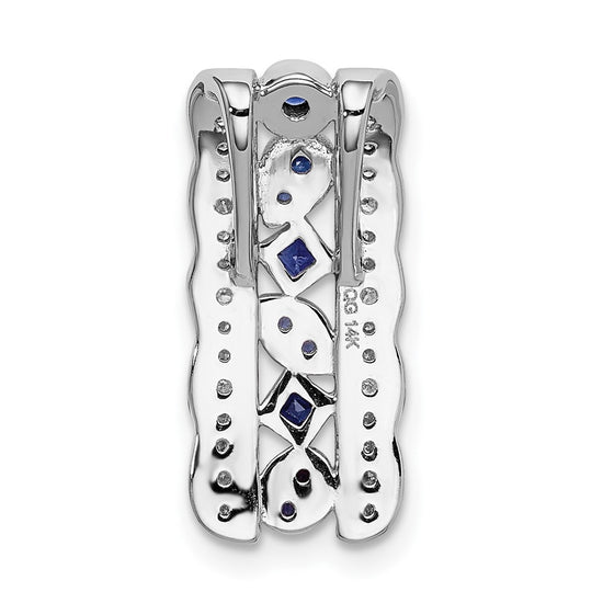 Gemstone & Diamond Fancy Chain Slides