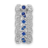 Gemstone & Diamond Fancy Chain Slides