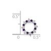 Gemstone & Diamond Fancy Circle Chain Slides