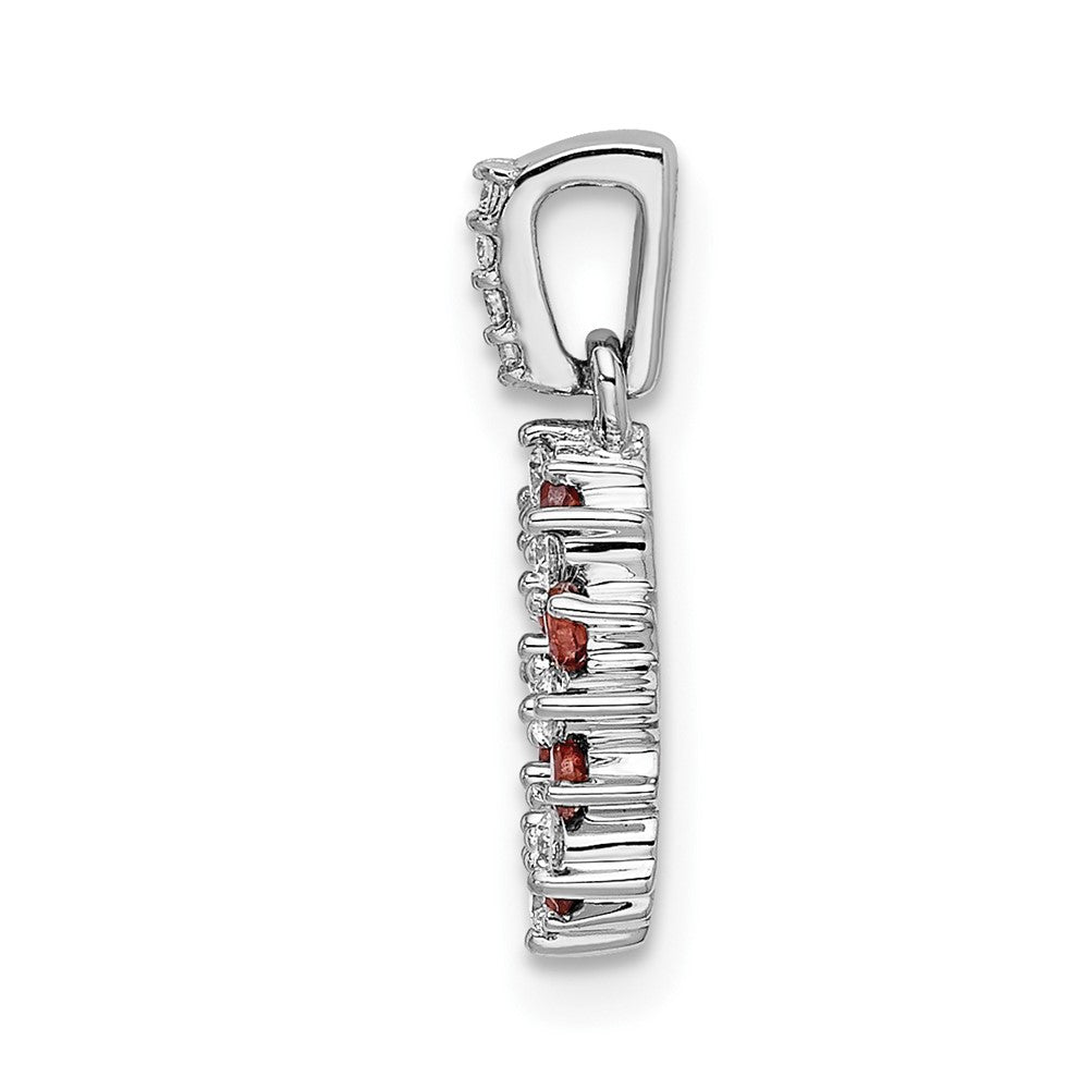 Gemstone and Diamond Fany Circle Pendants