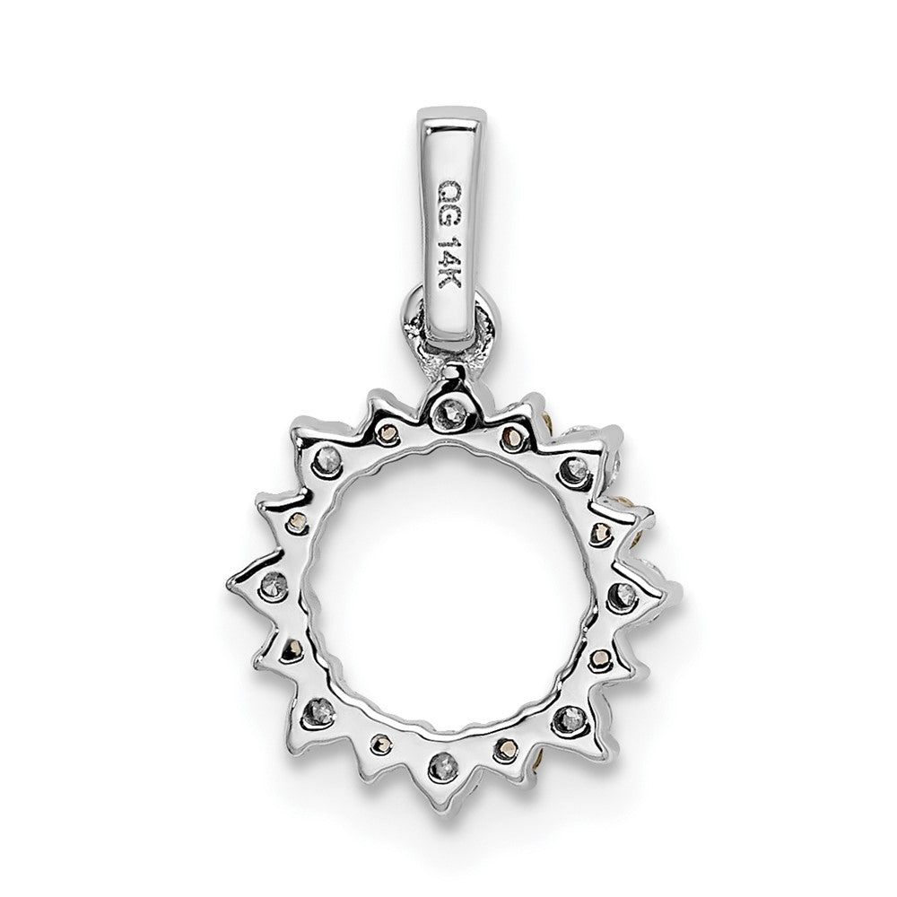 Gemstone and Diamond Fany Circle Pendants