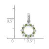 Gemstone and Diamond Fany Circle Pendants
