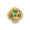 Round Gemstone & Diamond Chain Slides