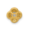 Round Gemstone & Diamond Chain Slides
