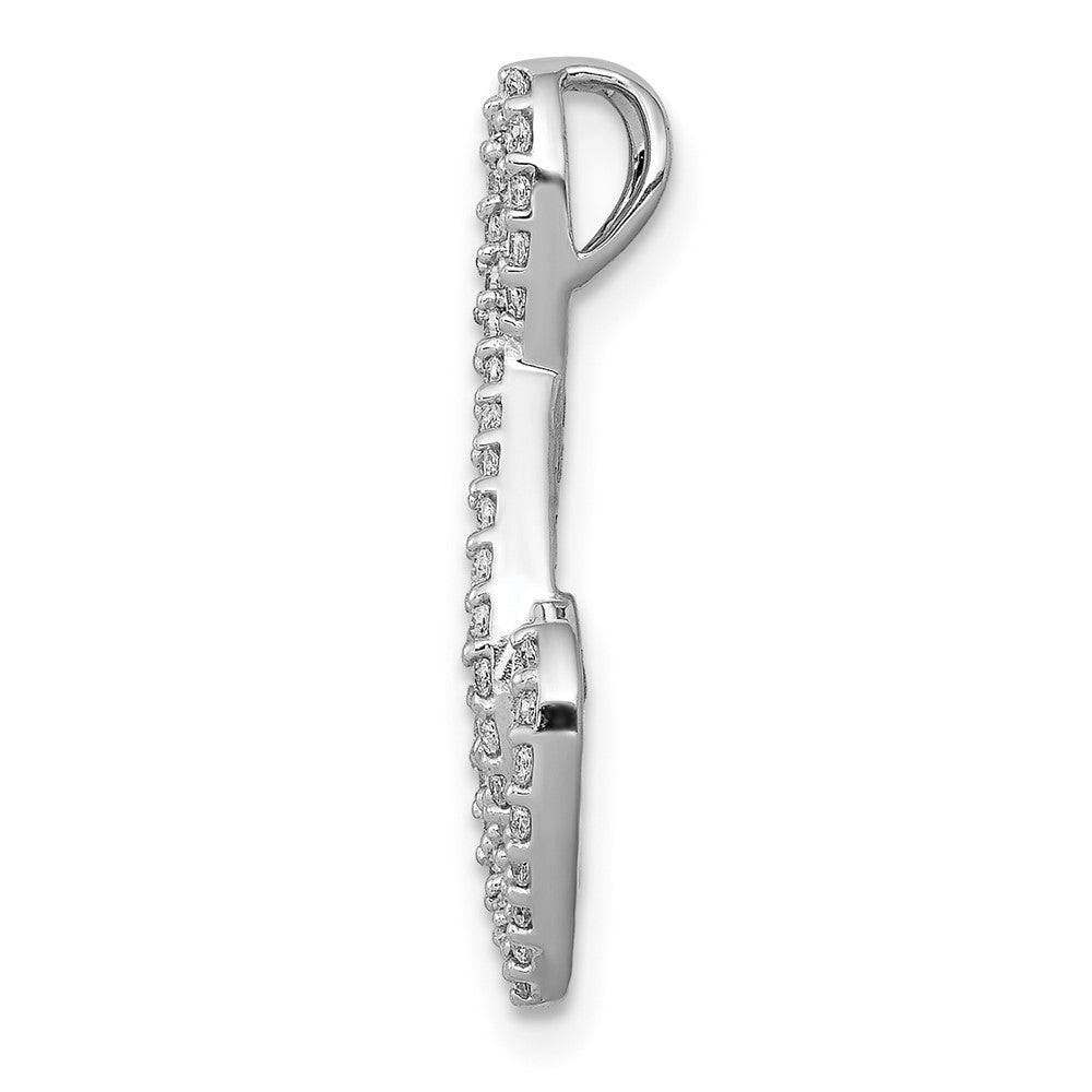 Diamond Fancy Heart Infinity Chain Slides