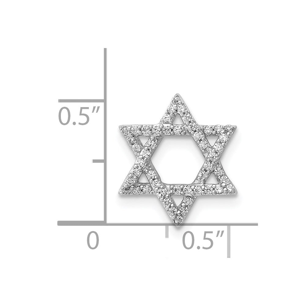 Diamond Star of David Chain Slides