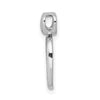 14k White Gold 1/4 carat Diamond Fancy Square Pendant