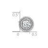 Diamond Halo Semi-Mount Chain Slides