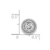 Diamond Halo Semi-Mount Chain Slides