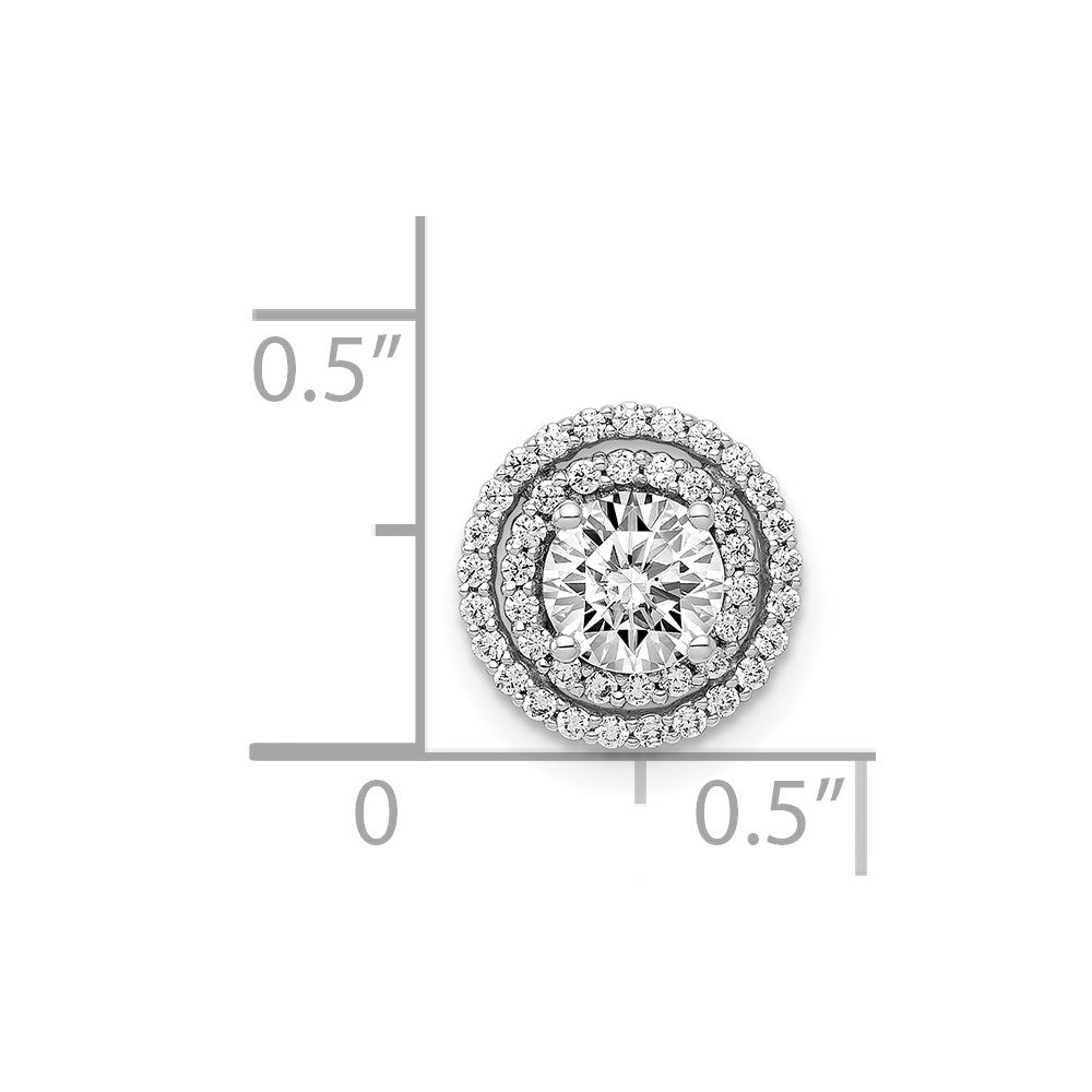 Diamond Halo Semi-Mount Chain Slides