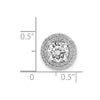 Diamond Halo Semi-Mount Chain Slides