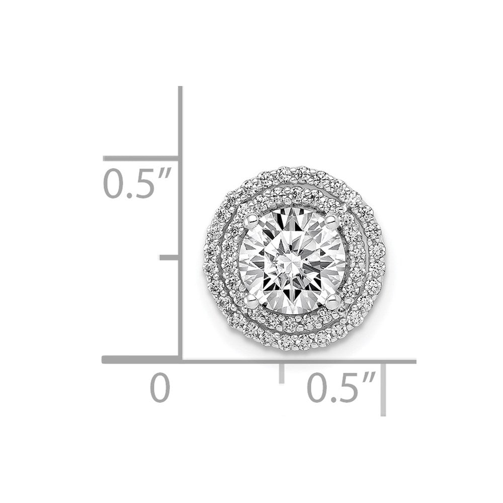 Diamond Halo Semi-Mount Chain Slides