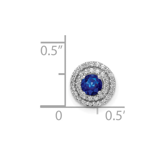 Gemstone & Diamond Halo Chain Slides