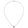 Oval Ruby & Diamond Necklaces