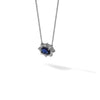 Oval Sapphire & Diamond Necklaces