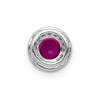 Round Cabochon Gemstone Chain Slides