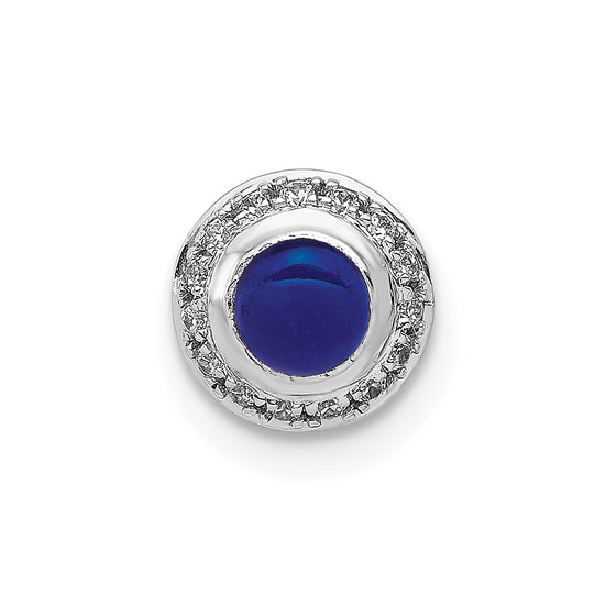 Round Cabochon Gemstone Chain Slides