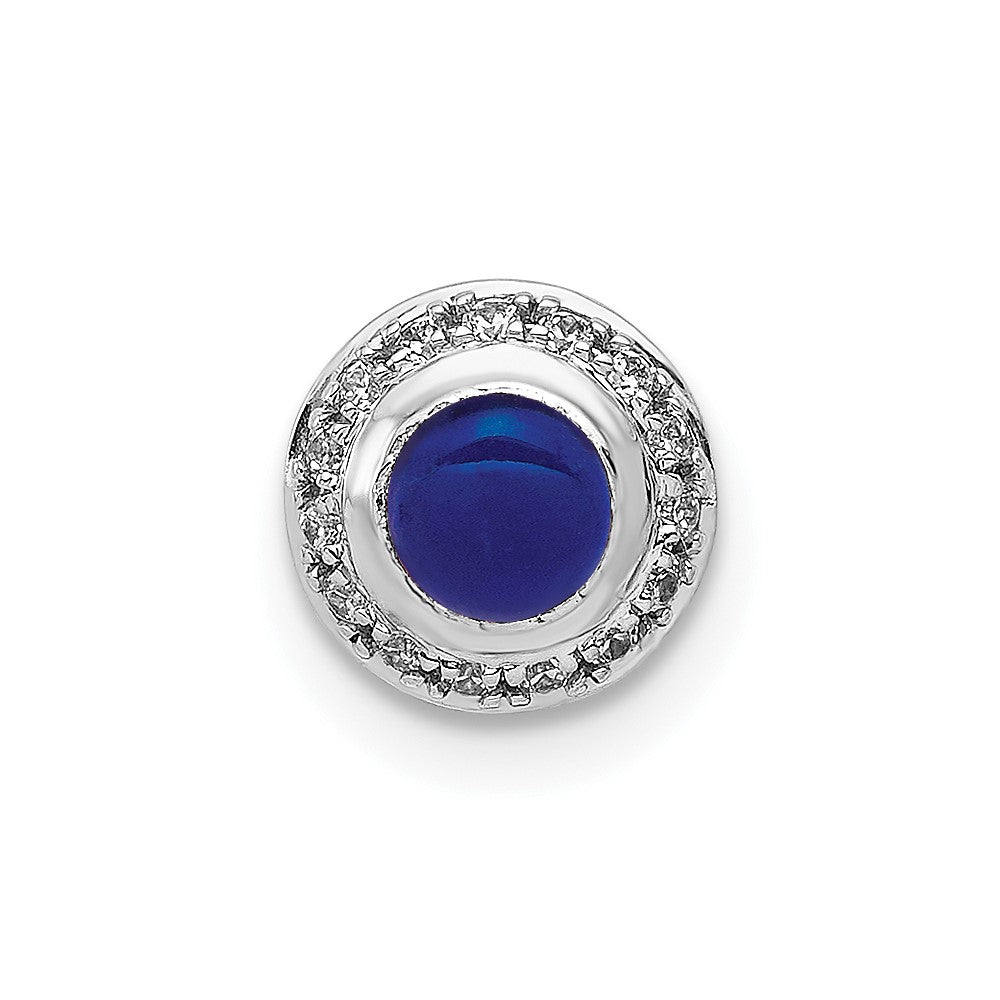 Round Cabochon Gemstone Chain Slides
