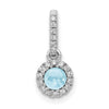 Cabochon Gemstone & Diamond Halo Pendants