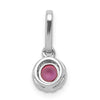 Cabochon Gemstone & Diamond Halo Pendants