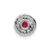 Cabochon Gemstone and Diamond Halo Chain Slides