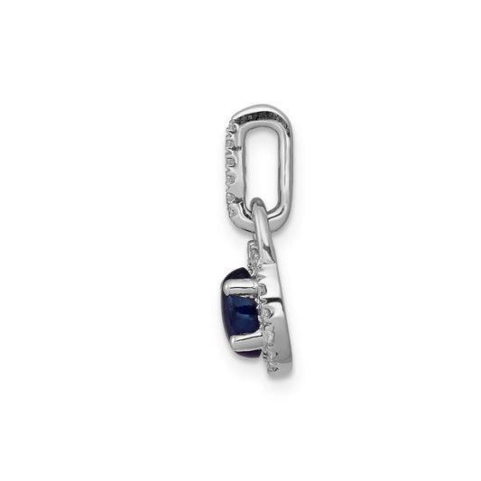 Cabochon Gemstone & Diamond Pendants