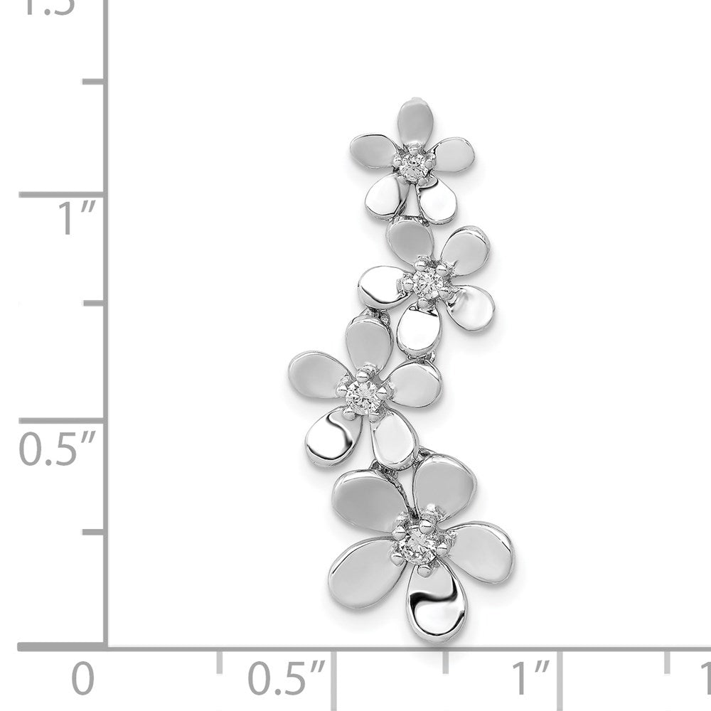 Diamond Four Flower Chain Slides