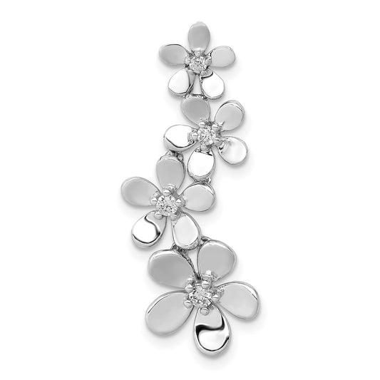 Diamond Four Flower Chain Slides