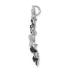 Gemstone & Diamond Four Flowers Chain Slides